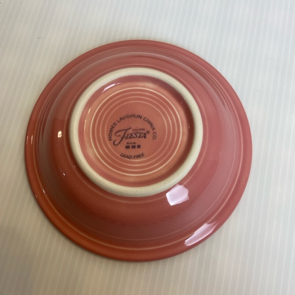 Bundle Of 5 vintage Fiesta Homer Laughlin 6 Oz Fruit Bowl Retired tropical color - Picture 3 of 6